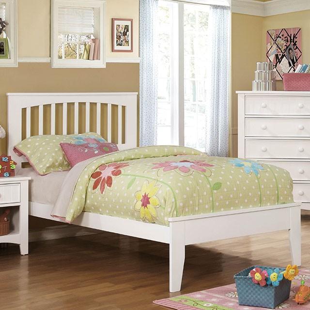 Pine Brook Cherry & White Full Bed - Image 3