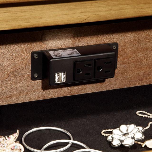 PIONEER Weathered Elm Night Stand - Image 4