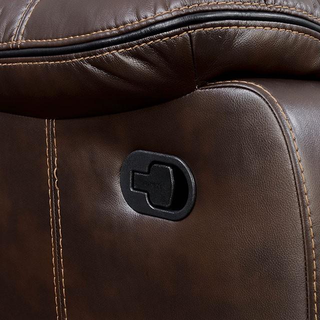 Pollux Brown Love Seat - Image 4
