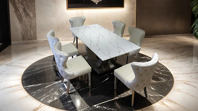 Portanova 7 Pc Dining Table Set - Image 5