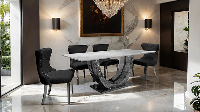 Portanova 7 Pc Dining Table Set - Image 6