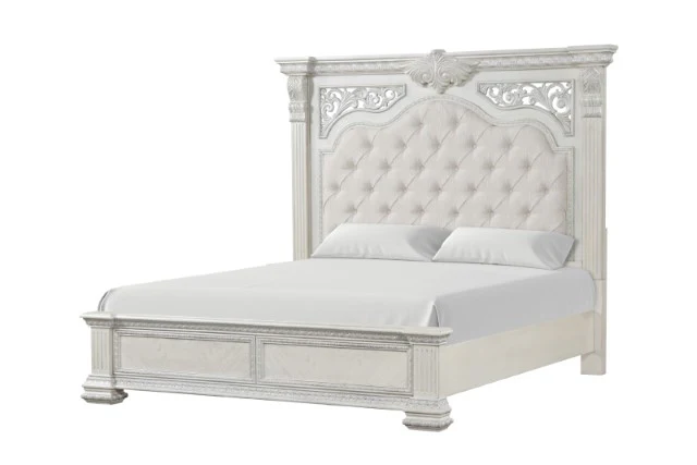 Promenade Bed Dark Brown & White - Image 13