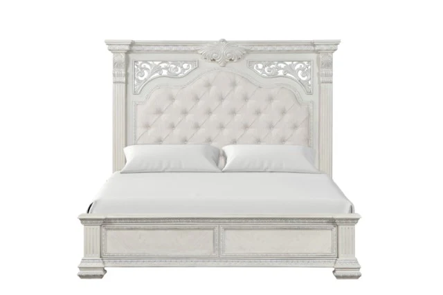Promenade Bed Dark Brown & White - Image 14
