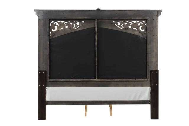 Promenade Bed Dark Brown & White - Image 8