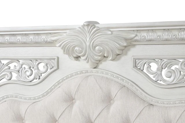 Promenade E.King & Queen Bed Brown & White - Image 4