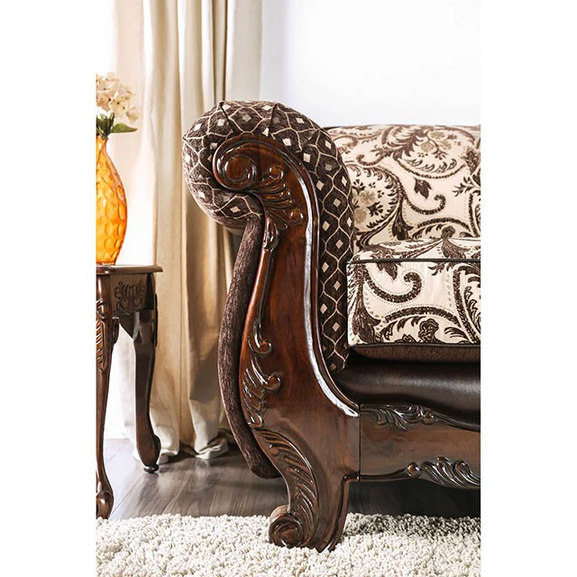 Quirino Light Brown/Dark Brown Sofa - Image 6