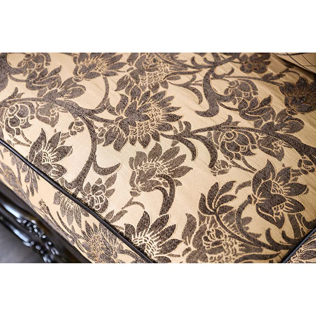 Quirino Tan/Dark Brown Love Seat - Image 3