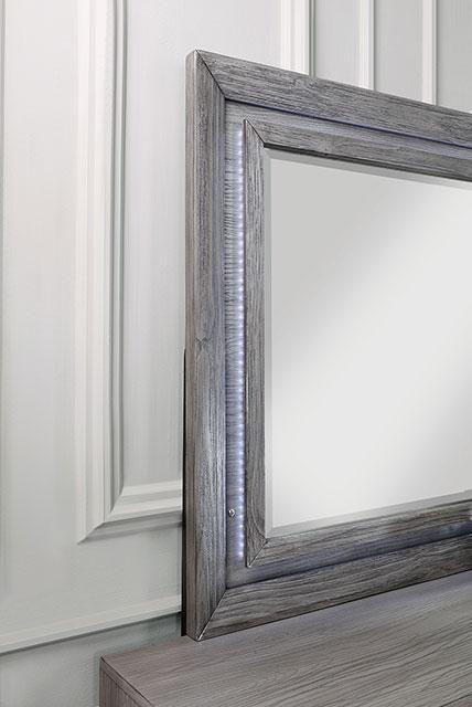 RAIDEN Mirror w/ LED, Gray - Image 3