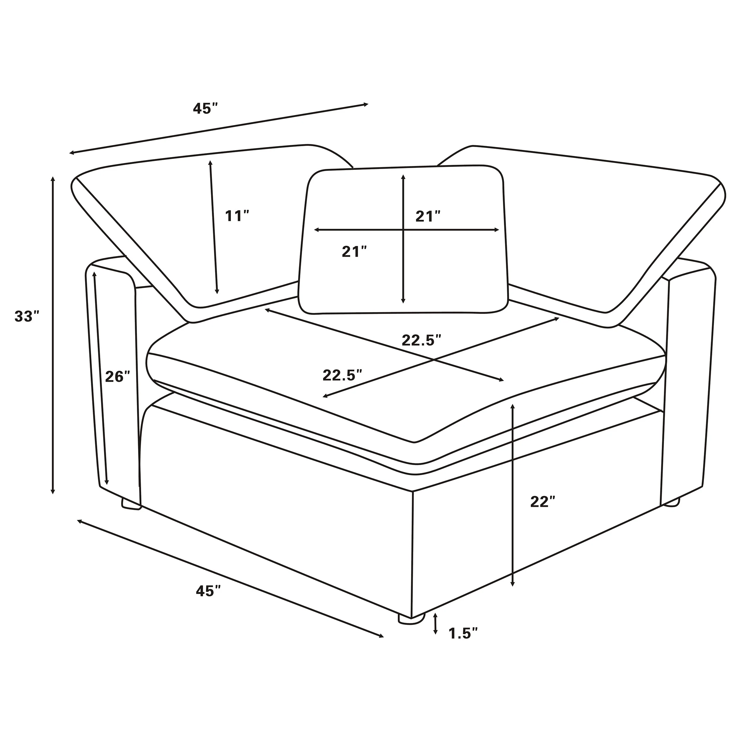 Raleigh Modular Sectional Sofa - Image 27