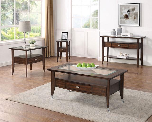 RIVERDALE End Table, Dark Walnut - Image 2
