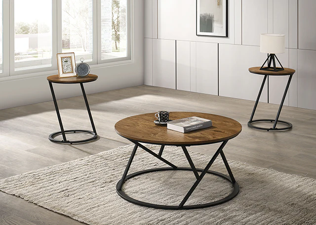 Ronde 3 Pc. Table Set Natural - Image 2
