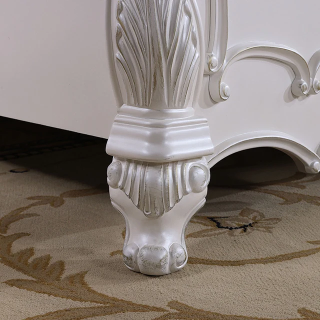 Roselli Bed Chrome & White - Image 10