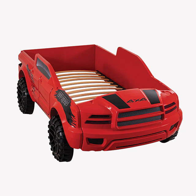 Roverton Bed Red & Grey - Image 4