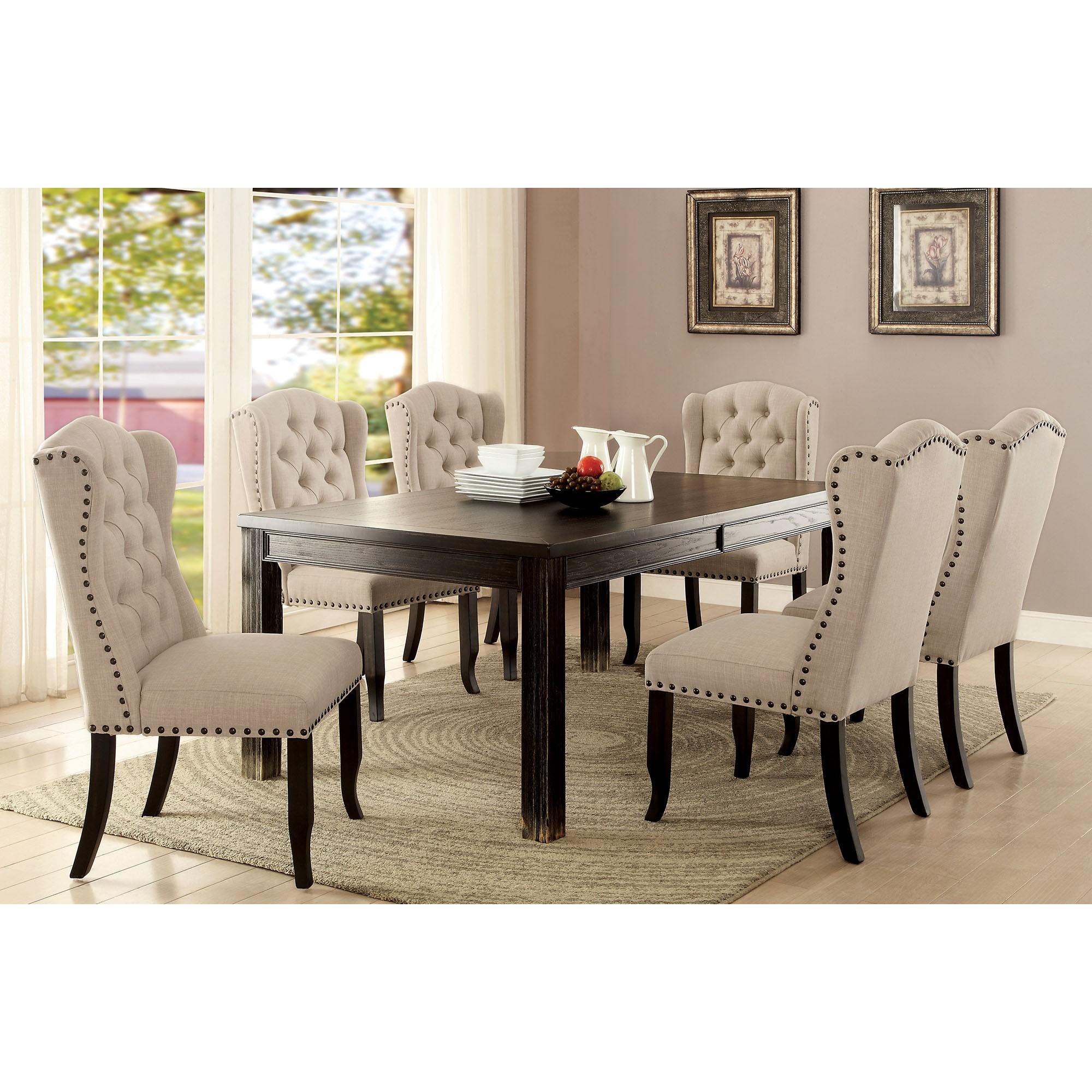 Sania I Antique Black 72" Dining Table - Image 2