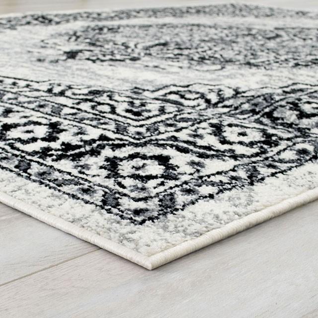 Serang Gray/Black 5' X 7' Area Rug - Image 5