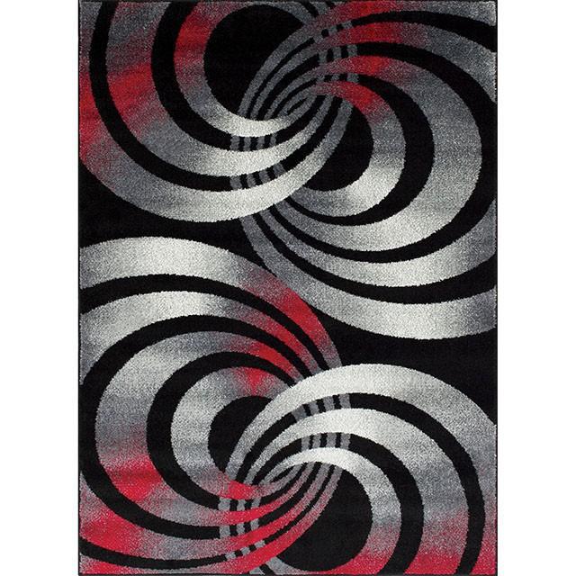 Serang Gray/Red 5' X 7' Area Rug - Image 2