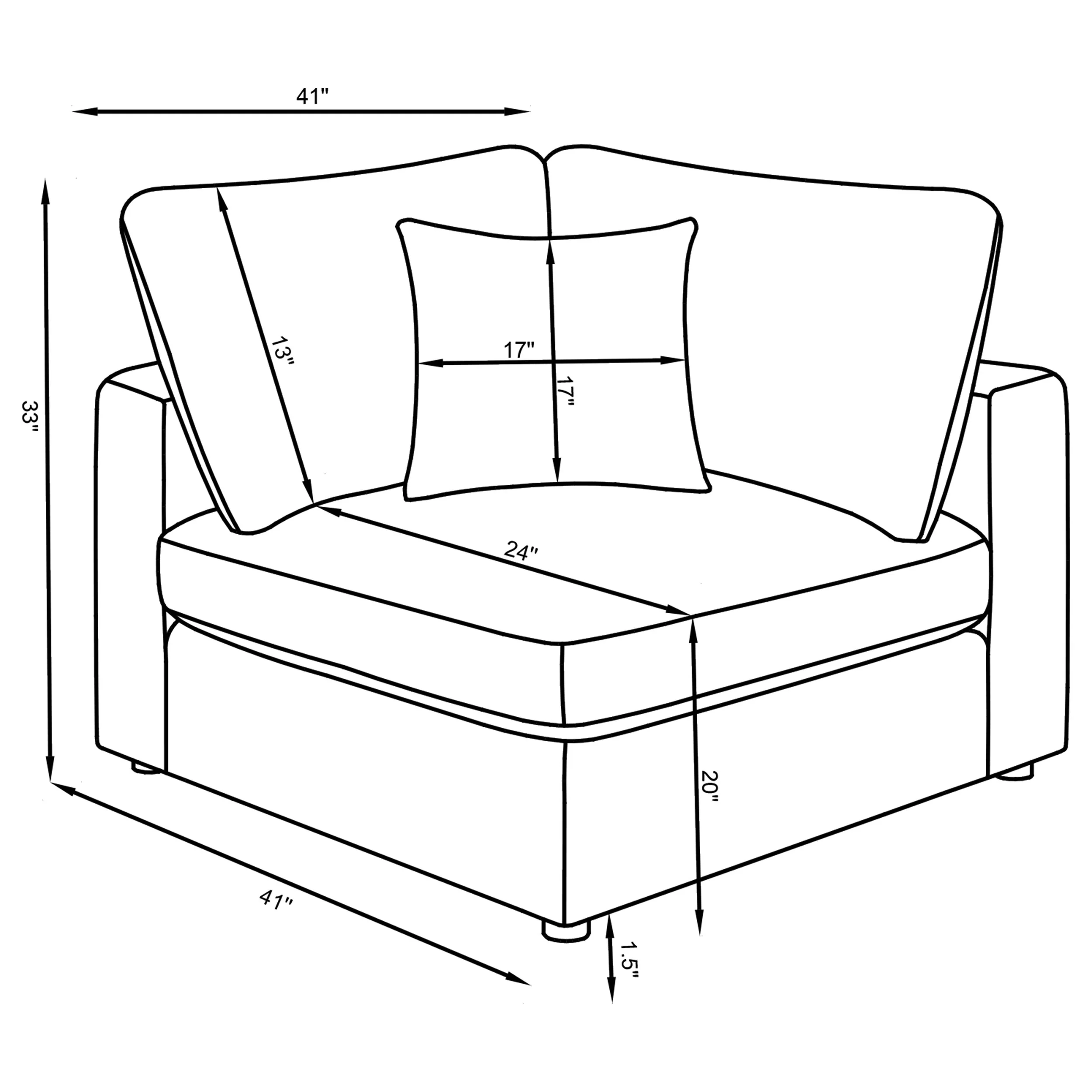 Serene Modular Sectional Sofa - Image 108