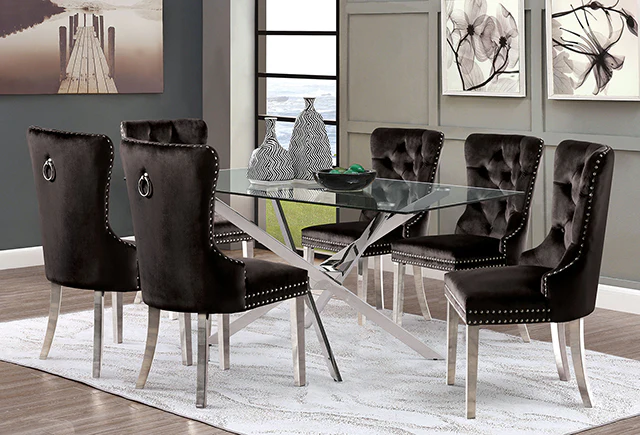 Silveria 7 Pc Dining Table Set - Image 2