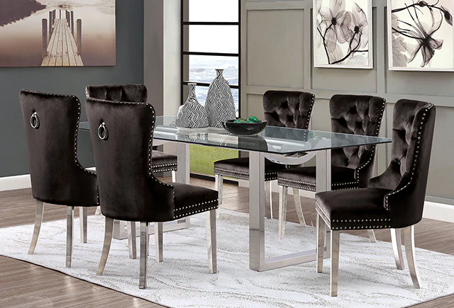 Silvestri 7 Pc Dining Table Set - Image 2
