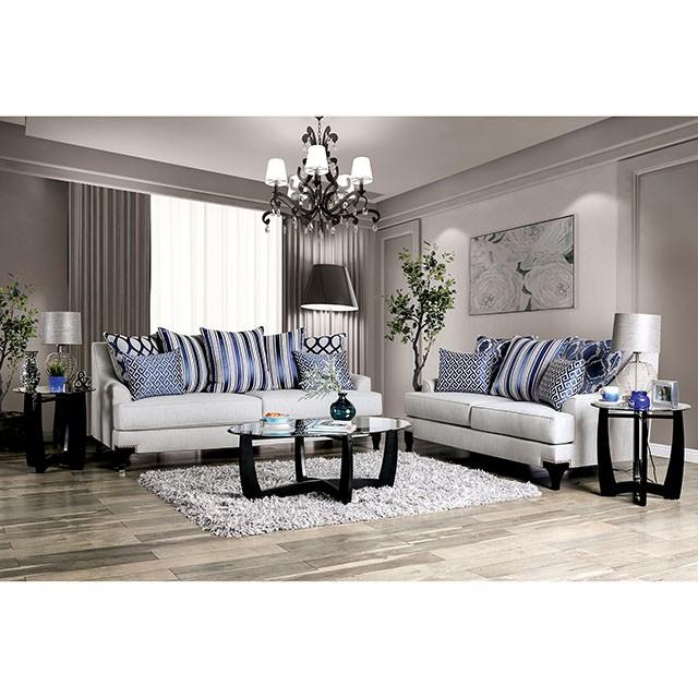 Sisseton Light Gray Love Seat - Image 2