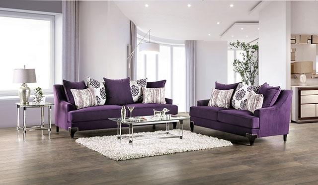 Sisseton Purple Love Seat - Image 2