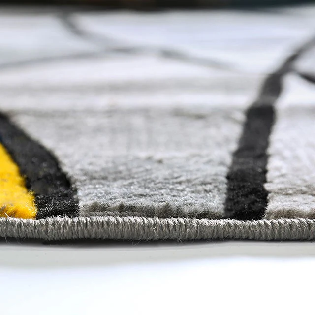 Sivas Charcoal Yellow 8' X 10' Area Rug - Image 4
