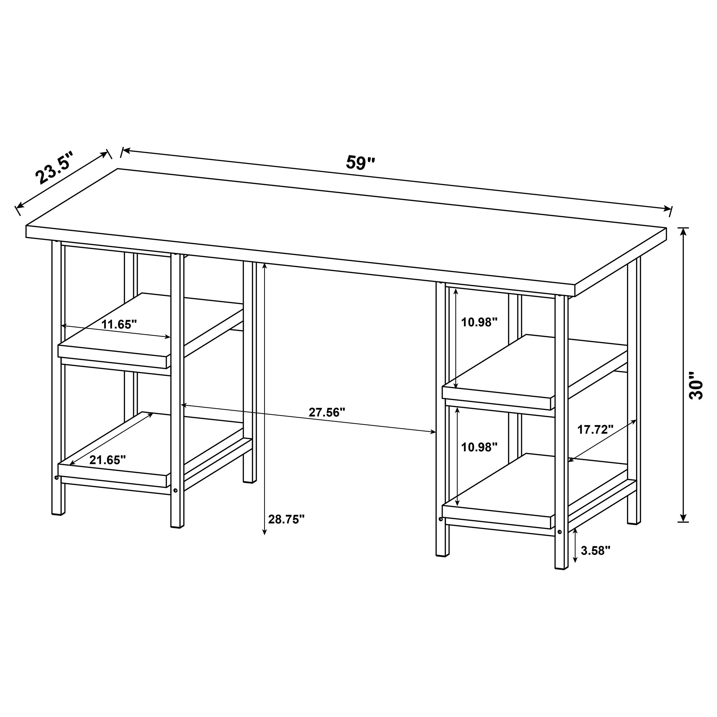 Kemper Writing Desk - Image 4