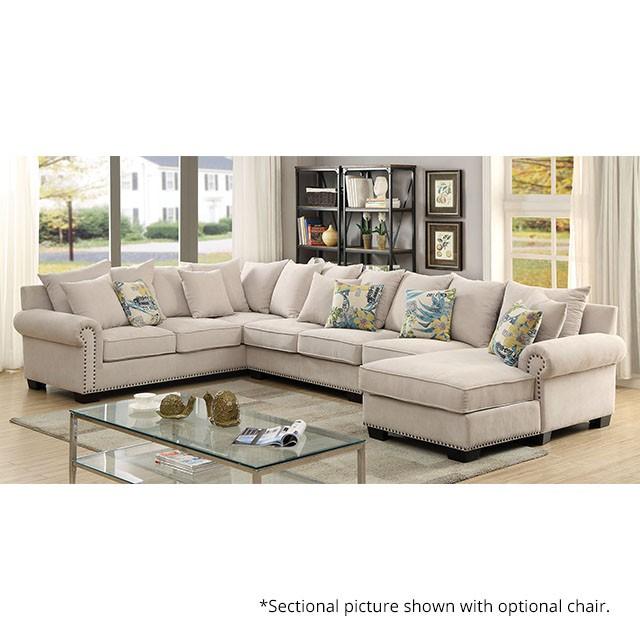 SKYLER Beige Sectional - Image 4