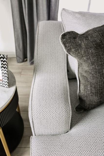 SKYLINE Loveseat, Pewter/Gray - Image 10