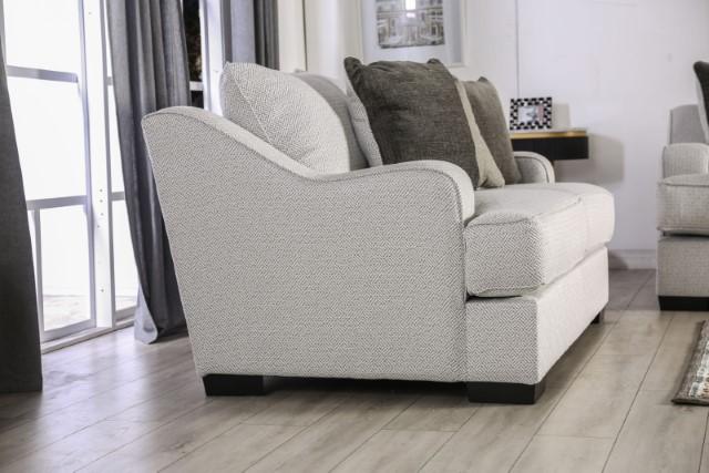SKYLINE Loveseat, Pewter/Gray - Image 11