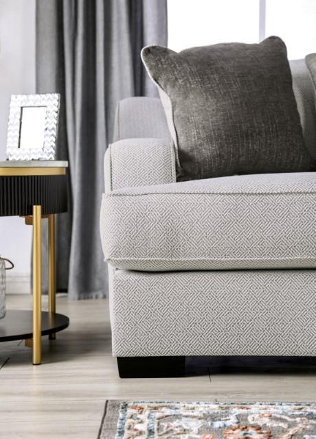 SKYLINE Loveseat, Pewter/Gray - Image 9
