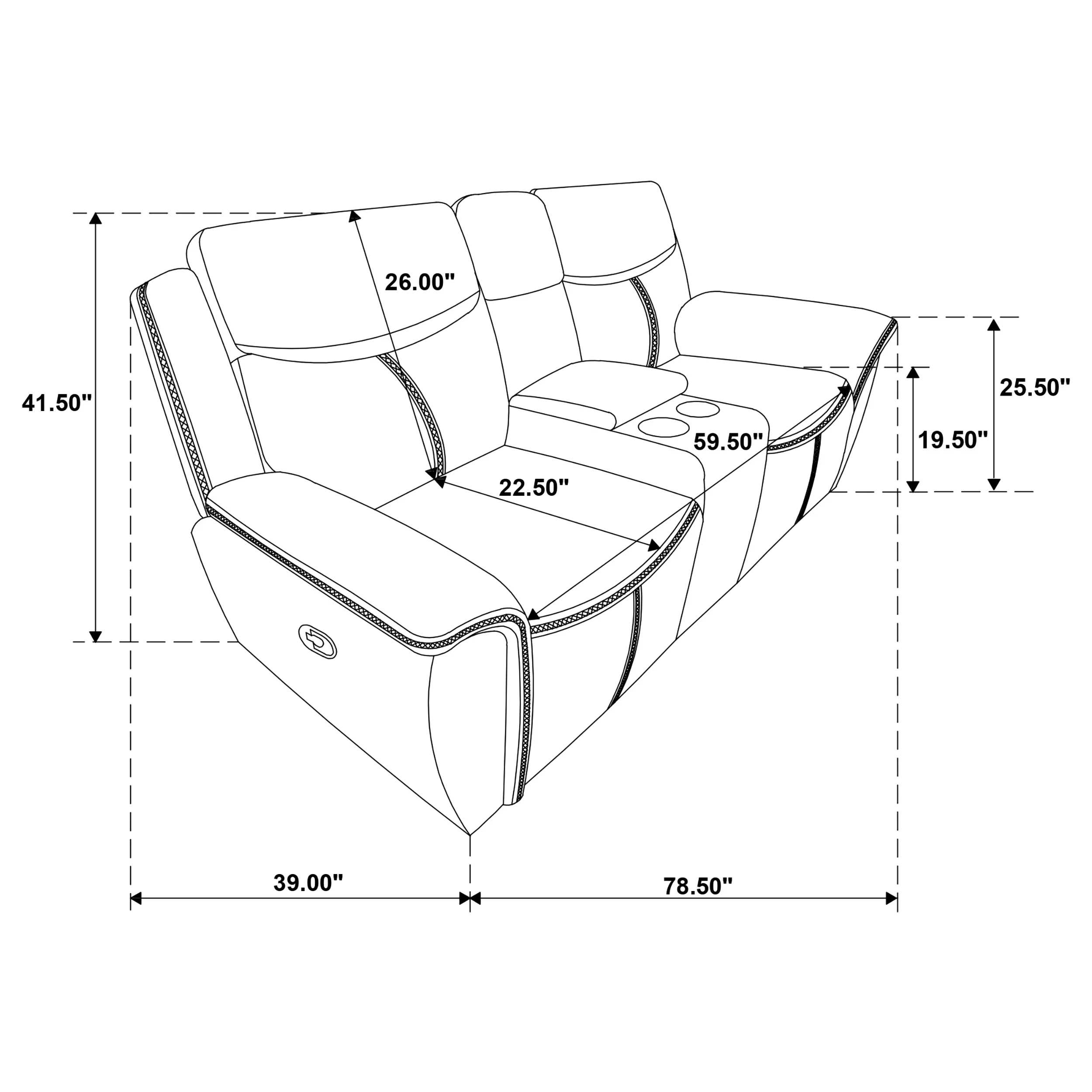 Sloane Reclining Sofa Set - Image 37