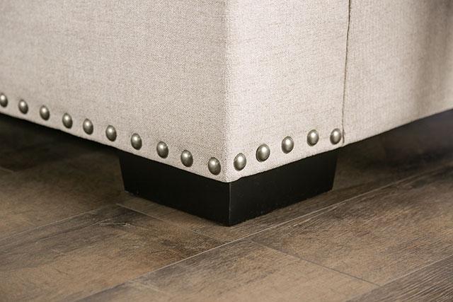 SONORA Loveseat, Beige - Image 7