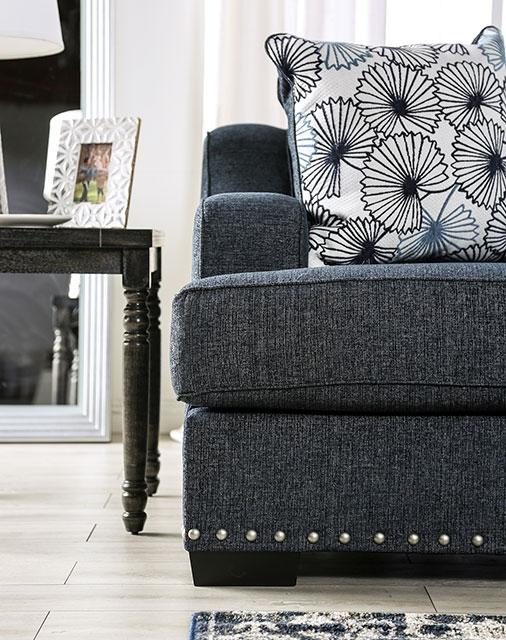 SONORA Loveseat, Dark Navy - Image 8