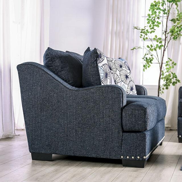 SONORA Loveseat, Dark Navy - Image 9