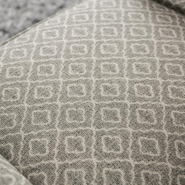 STEPHNEY Accent Chair, Gray/Gold - Image 3