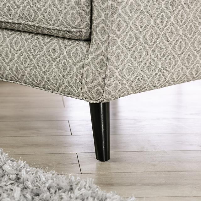 STEPHNEY Accent Chair, Gray/Gold - Image 4