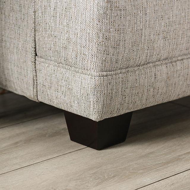 STEPHNEY Loveseat, Gray/Gold - Image 6