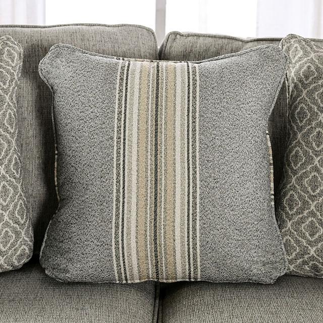STEPHNEY Sofa, Gray/Gold - Image 5