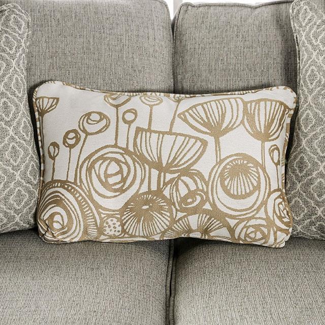 STEPHNEY Sofa, Gray/Gold - Image 6