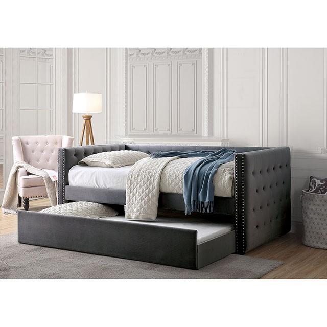Susanna Gray Daybed w/ Trundle, Gray - Image 2