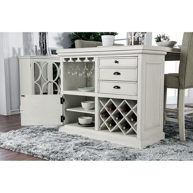 Sutton Antique White Counter Ht. Table - Image 6