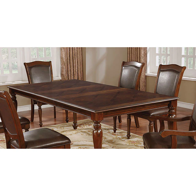 Sylvana Brown Cherry Dining Table - Image 4