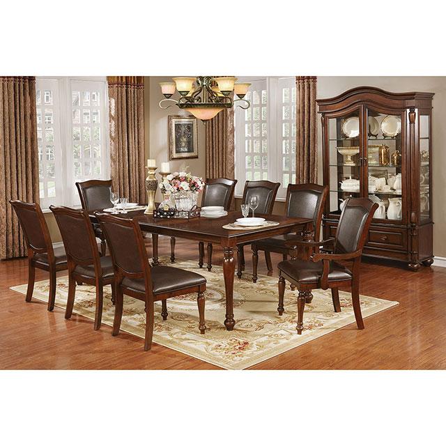 Sylvana Brown Cherry/Espresso Arm Chair (2/CTN) - Image 3