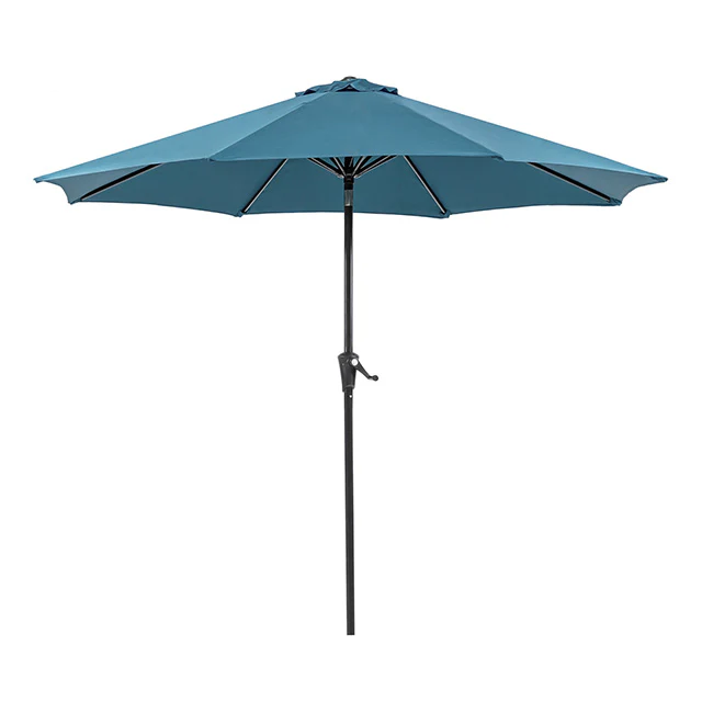 Tano 9' Outdoor Umbrella + 21" Round Base - Image 2