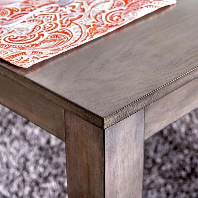 TAYLAH Weathered Gray/Beige 7 Pc. Dining Table Set - Image 2
