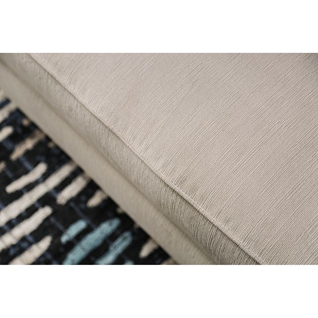 Tegan Beige/Light Blue Love Seat - Image 6