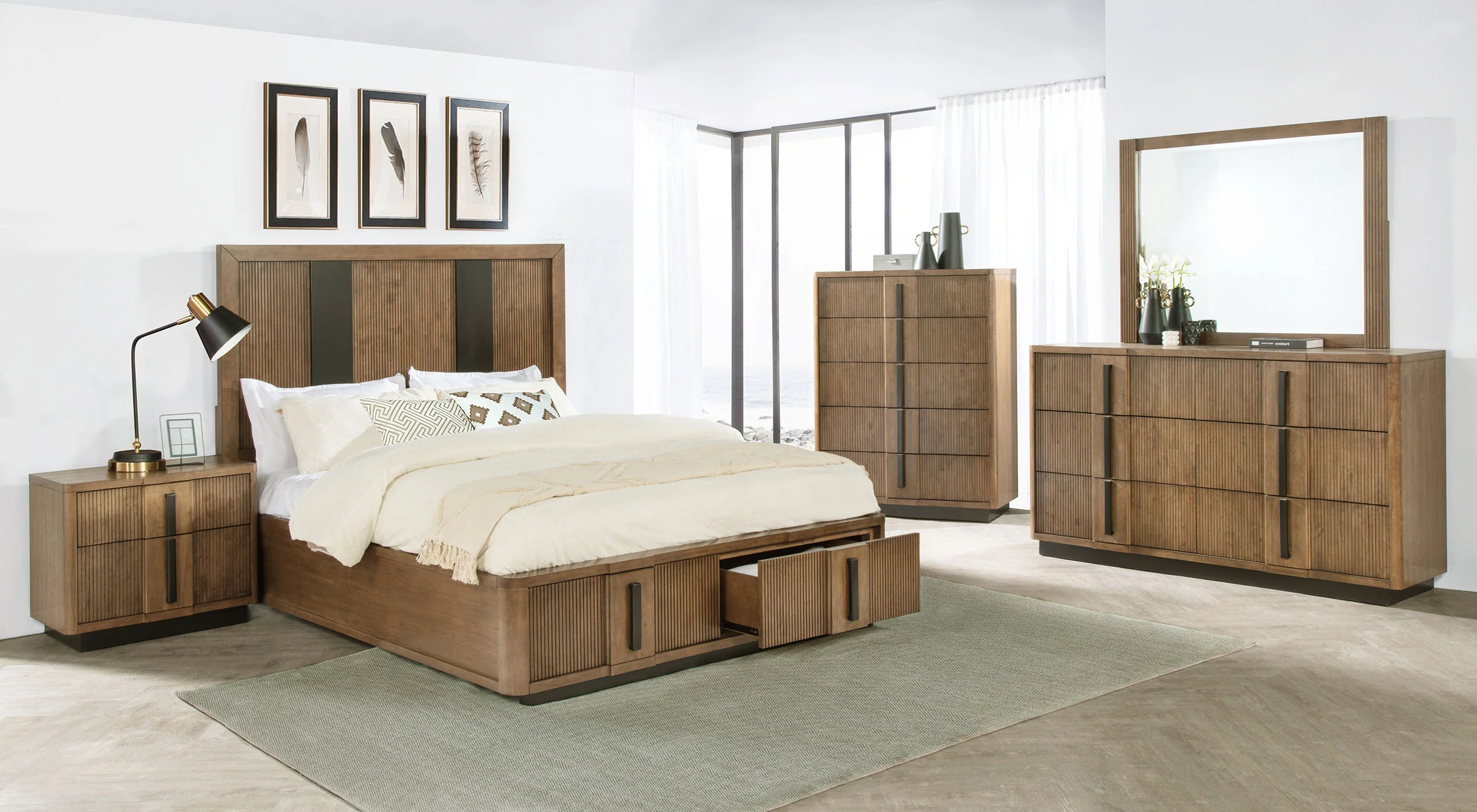 Terrace Panel Platform Storage Bed - Image 26
