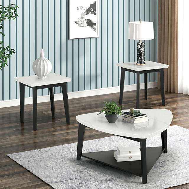 Thisted Triangle Marble Coffee Table - Image 2