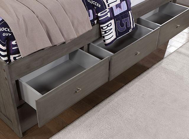 TIBALT Full DayBed w/ Trundle, Dark Gray - Image 3